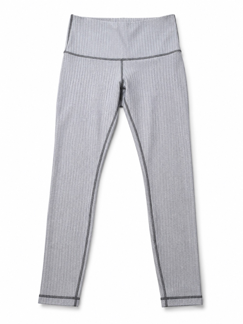 Lululemon High Times Pant Heathered Herringbone White Slate - Size 10